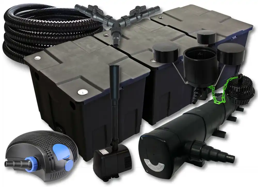 Ieftin Set complet de filtrare pentru iaz pina in 90.000litri