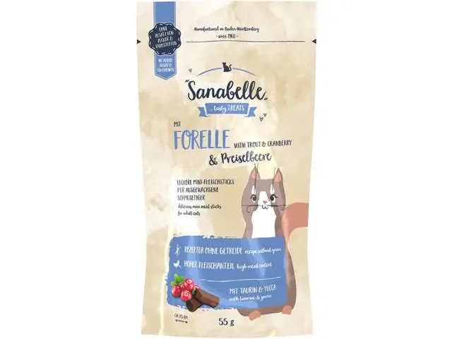 Cumpără online Recompense pentru pisici Sanabelle Snack Pastrav si Merisor 55g