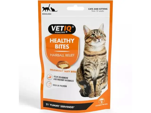 Recompensa pentru pisici Vetiq Snack Hairball Remedy 65g Ofertă exclusivă