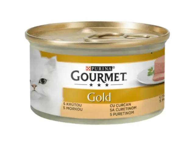 Hrana umeda pentru pisici Gourmet Gold Mousse Curcan 85g Plată securizată