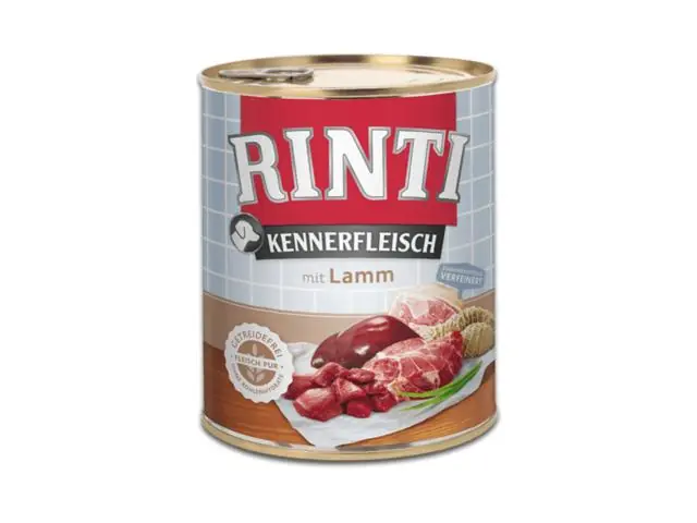 Hrana umeda pentru caini Rinti Adult cu miel 800 g Expediere rapidă