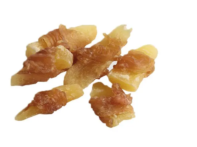 Cel mai bun preț Recompense pentru caini felii de ananas si pui Tail Swingers 100g