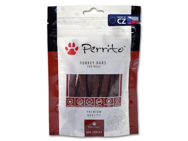Recompense pentru caini Perrito Turkey Bars 100g Ieftin