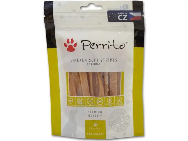 Ieftin Recompense pentru caini Perrito Chicken Soft Stripes 100g