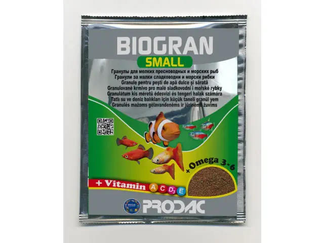 Preț redus Hrana pentru pesti Prodac Biogran Small 12 g