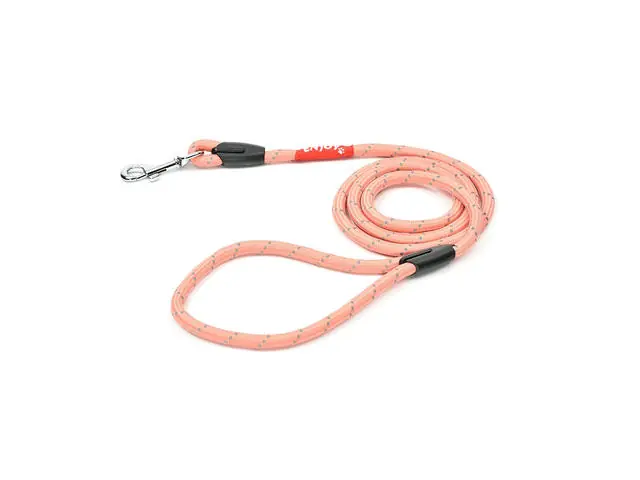 Reduceri Lesa roz sport reflectorizanta pentru caini Enjoy 0.6x120 cm
