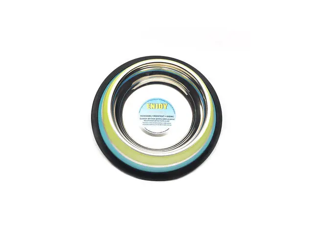 Castron antiderapant din inox pentru caini Enjoy Green Aqua 0.45l Cel mai vândut