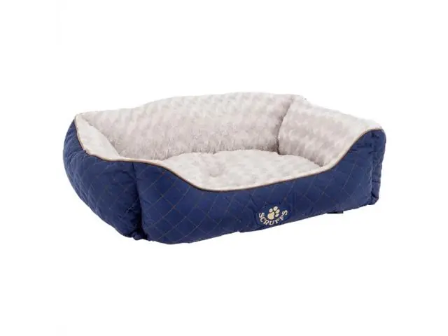 Retur gratuit Culcus pentru caini Scruffs Albastru Mare 75x60 cm