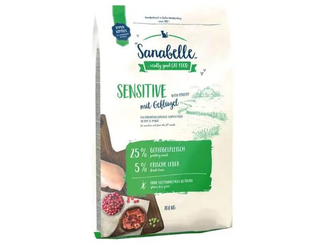 Hrana uscata pentru pisici Sanabelle Sensitive cu pui 10 kg Retur ușor