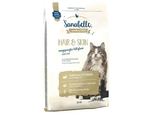 Hrana uscata pentru pisici Sanabelle Hair and Skin 10 kg Preț mic