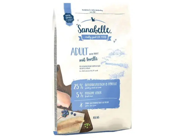 Hrana uscata pentru pisici Sanabelle Adult cu pastrav 10 kg Expediere rapidă