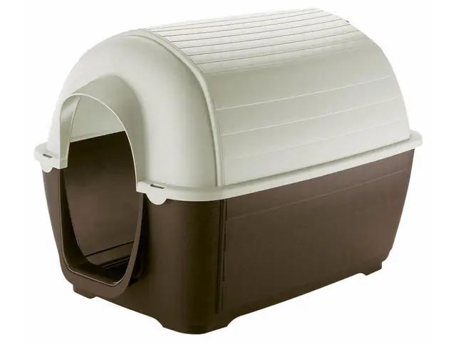 Reduceri Cusca din plastic pentru caini Kenny 111.6x80x80cm