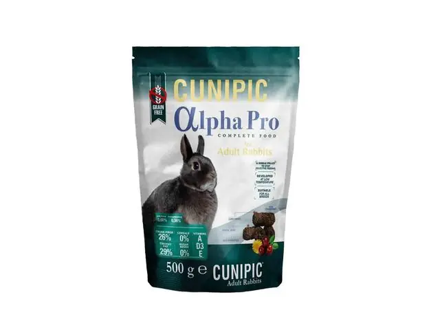 Livrare expres Hrana pentru iepuri Cunipic Alpha Pro 500g
