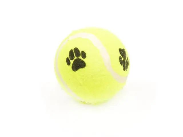 Minge de tenis pentru caini Beeztees cu labute 6.5 cm Livrare rapidă