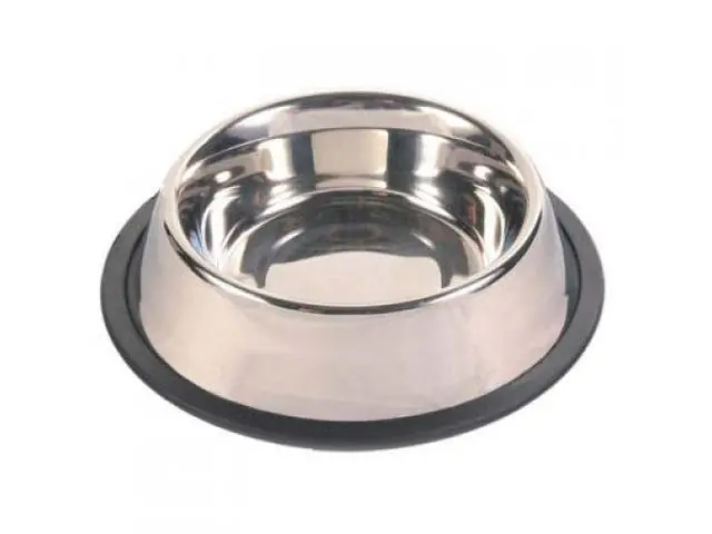 Cumpărături sigure Castron antiderapant din inox pentru caini Enjoy 1.8 L