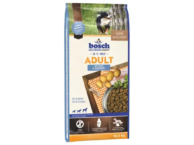 Hrana uscata pentru caini Bosch Adult cu peste si cartofi 15 kg Cel mai bun preț