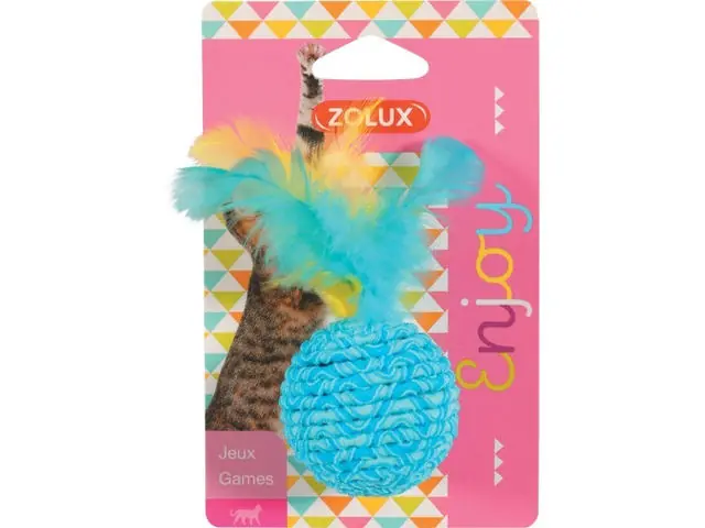 Jucarie pentru pisica Zolux Elastic Ball Reducere specială