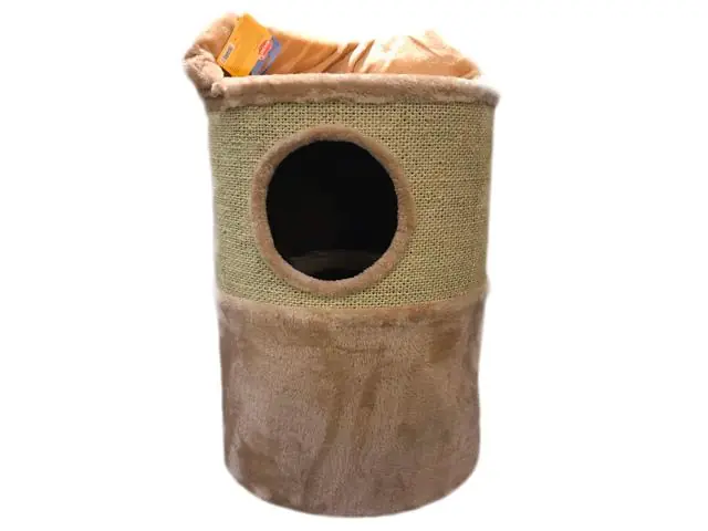 Ansamblu de joaca pentru pisici Enjoy Sisal Butoias 35X35X59cm Cumpărături sigure