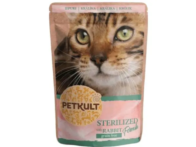 Hrana umeda pentru pisici Petkult Sterilised cu iepure 100g Ofertă exclusivă
