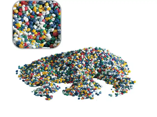 Ofertă specială Pietris decorativ pentru acvariu Multicolor 4mm 1kg