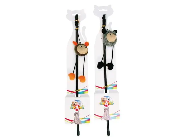 Vezi acum Jucarie pentru pisici Croci Undita cu animale 45.5cm