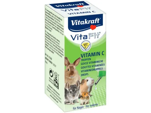 Vitamine pentru rozatoare Vitakraft Vitafit Vitamina C 10ML Popular