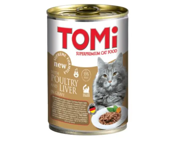 Mancare pentru pisici Tomi Cat Pui si ficat 400g Super ofertă