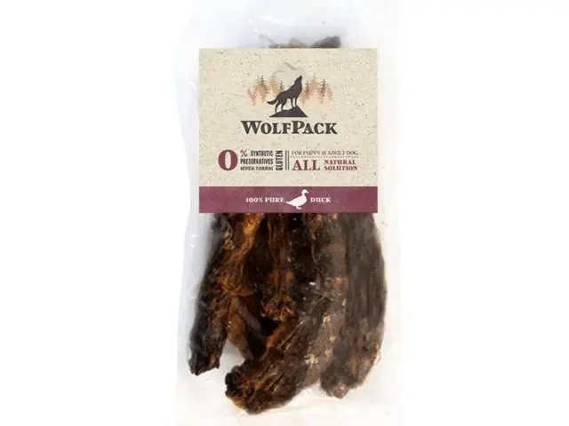 Recompense pentru caini WolfPack Gat de rata 250g Nu rata