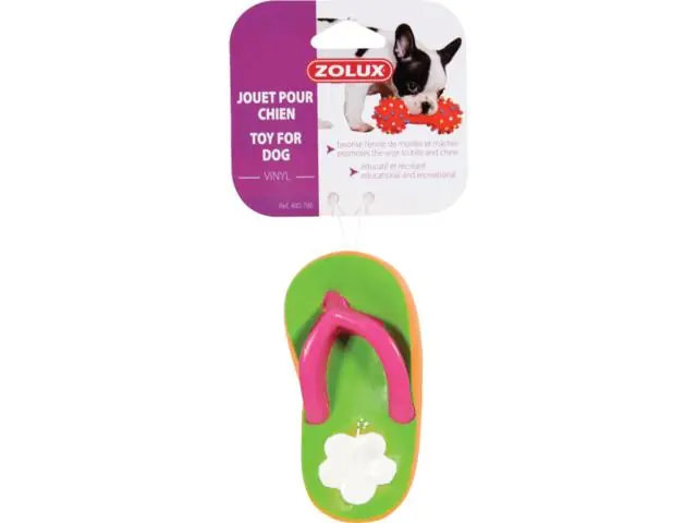 Jucarie pentru caini Zolux Flip-Flop 12 cm Retur ușor