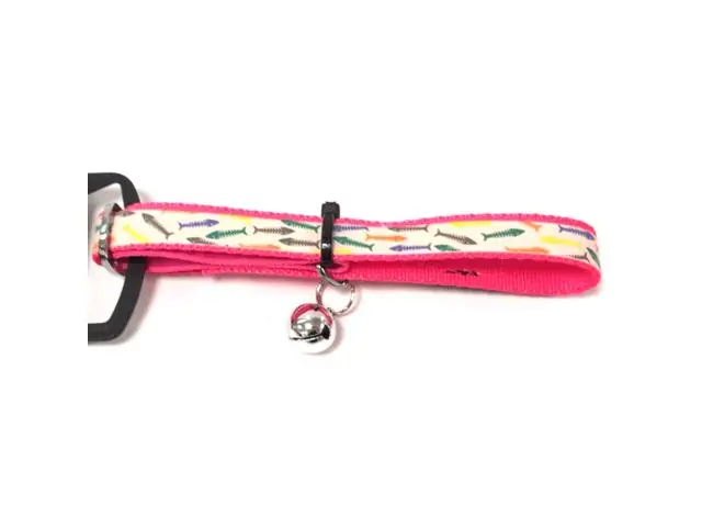 Zgarda reflectorizanta pentru pisici Enjoy Pink HQ NY XS 1.2x35 cm 150702 Doar azi