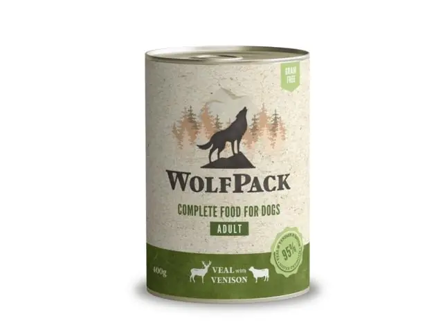 Hrana umeda pentru caini Wolfpack Vitel-Vanat 400g Ofertă specială