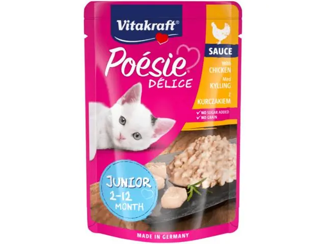 Doar azi Hrana umeda pentru pisici Vitakraft Poesie Junior Pui in sos 85g