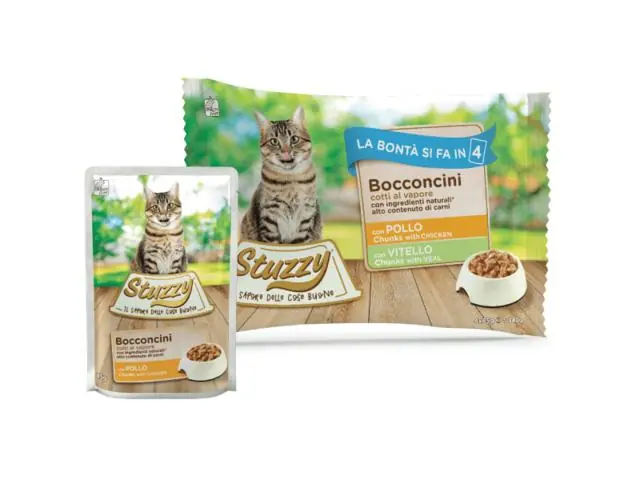 Ofertă exclusivă Hrana umeda pentru pisici Stuzzy Pack Bucati pui&vitel in gelatina 4x85g