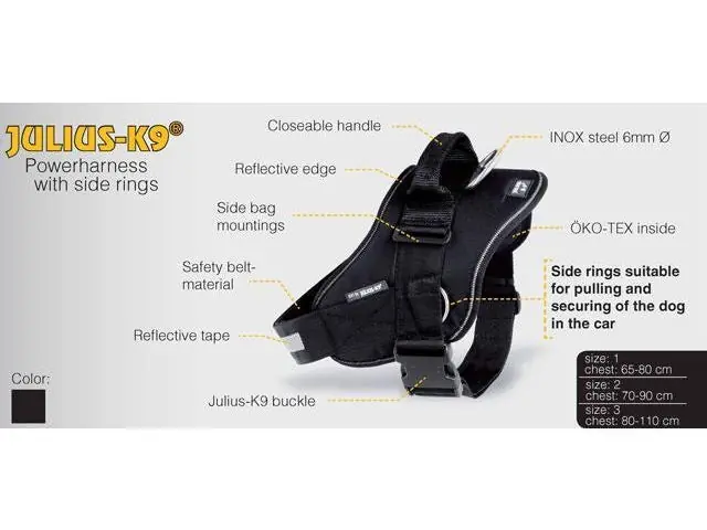 Ham pentru caini K9 IDC Power Marime 1 23-30 kg Rosu Cel mai bun preț