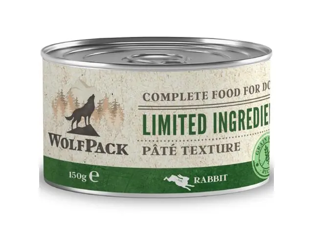 Hrana umeda pentru caini Wolfpack LTD Adult Iepure 150g Plată securizată