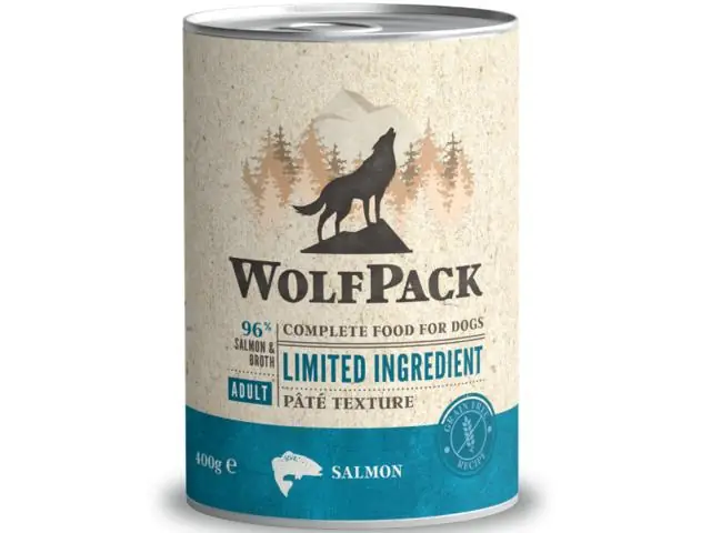 Hrana umeda pentru caini Wolfpack LTD Adult Somon 400g Reducere specială