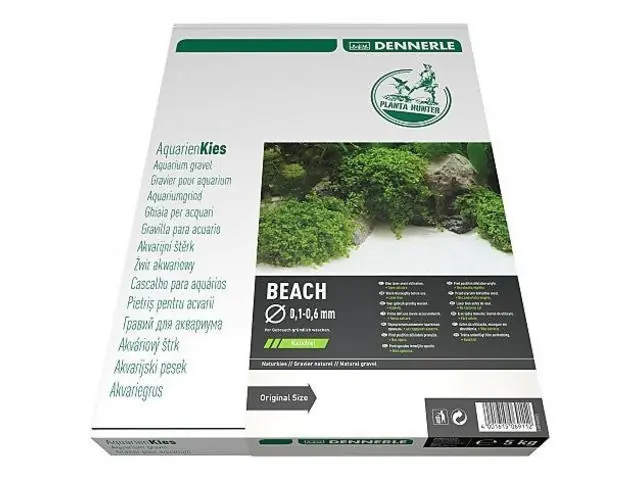 Discount Pietris pentru acvariu Dennerle Natural Gravel Beach 0.1-0.6mm Super Fine Sand