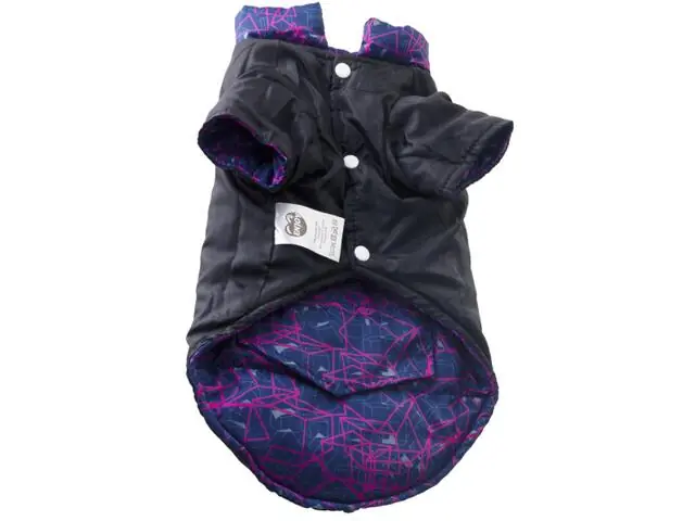 Haina pentru caini Enjoy Geometry Navy Blue XXL Premium