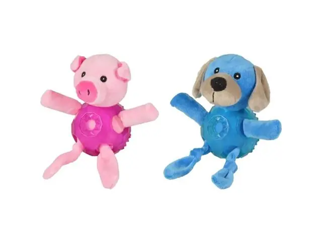 Doar azi Jucarie pentru caini Flamingo Fat Bellies 15cm