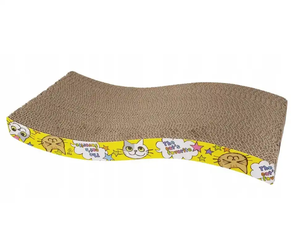 Retur ușor Suport pentru ascutit gheare, Zola®, din carton, 44x21x3.5 cm, maro