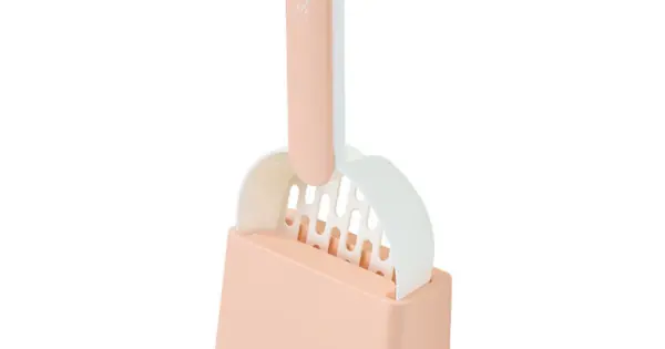 20121799 PEAK Scoop Cat Litter Scoop Set Peach Reducere extra