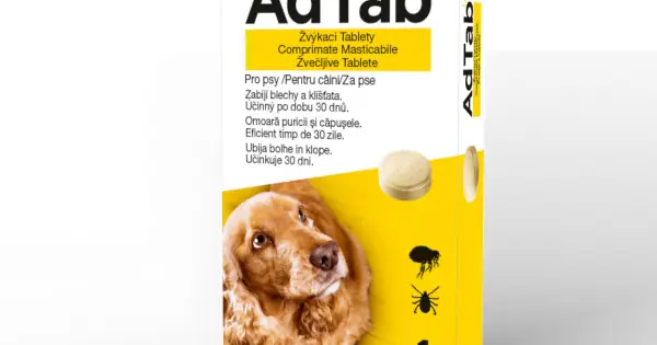 Super ofertă AdTab Dog 450mg (11-22kg) - Comprimate antiparazitare - 1cpr.