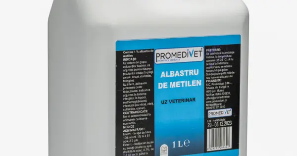 Comandă acum Albastru de metilen 1% pentru uz veterinar Promedivet, 1 L
