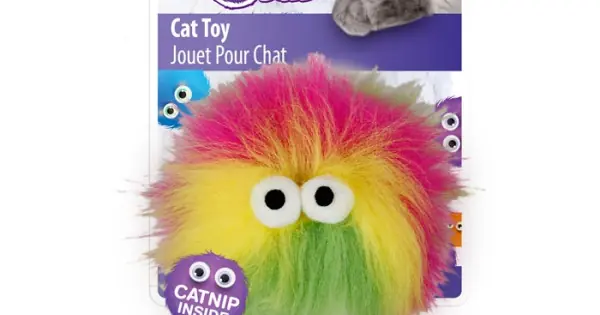 All for paws Jucarie Fluffy Ball pentru Pisici Lichidare de stoc