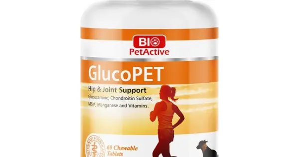 Bestseller Bio PetActive GlucoPet Suport Articular pentru Caini si Pisici 60 Tablete