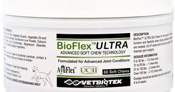 Reducere BIOFLEX ultra, VetBiotek, Supliemnt articulatii caine, 60 tablete