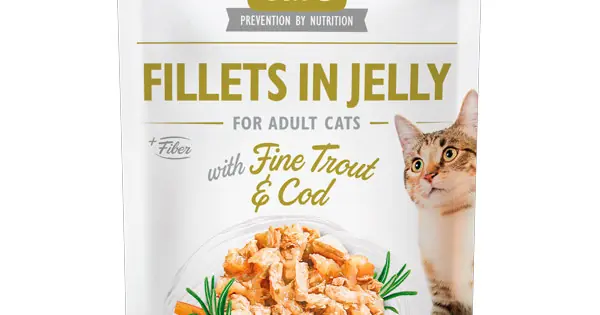 Brit Care Cat Fillets in Jelly with Fine Trout & Cod 85 g Preț redus