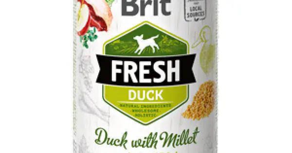 Ofertă Brit Fresh Duck with Millet 400 g