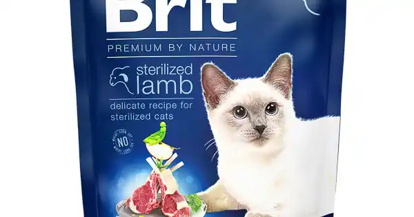 Brit Premium by Nature Cat Sterilized Lamb 300 g Super ofertă