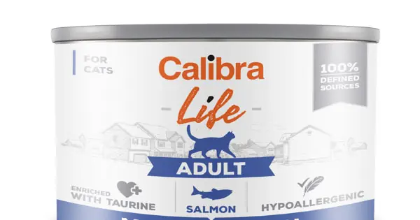 Calibra Cat Life can Adult Salmon 200 g Preț mic